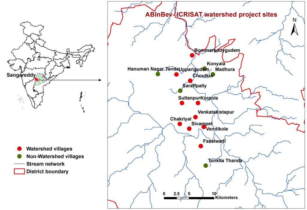 ABInBev-ICRISAT-Watershed-Sites-Charminar-Sangareddy