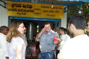 Safe drinking water facility in Shivampet village.